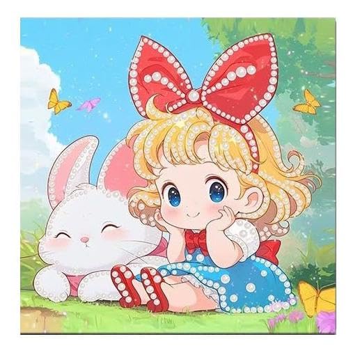 PATPAT® Diamond Art Kits with Pearl for Kids, DIY Easy Cute Stitch Diamond Painting Kits for Kids PATPAT® Diamond Art Kits with Pearl for Kids, DIY Easy Cute Stitch Diamond Painting Kits for Kids